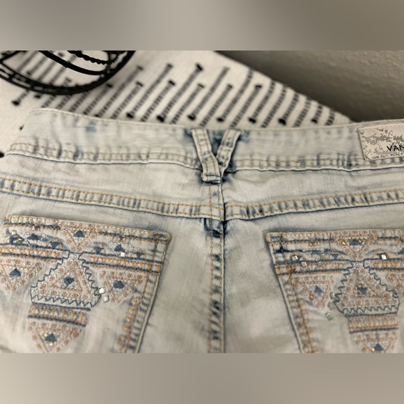 Premium Vanity Collection Juniors Shorty Shorts with Decorative Back Pockets - Picture 12 of 13